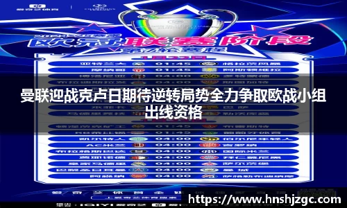 曼联迎战克卢日期待逆转局势全力争取欧战小组出线资格